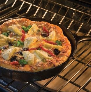 My favorite deep-dish vegetarian pizza