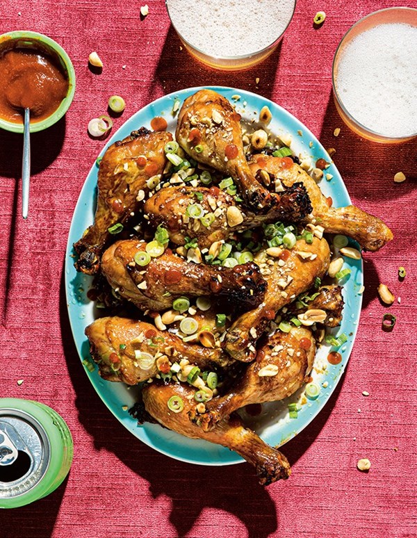 My favorite drumsticks with peanuts & lime