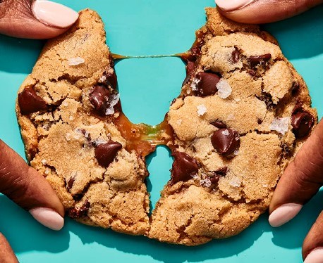My favorite salted caramel chocolate chip cookies