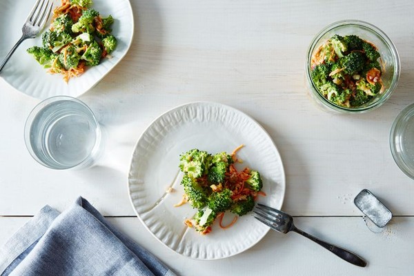 My husband's broccoli-nut salad