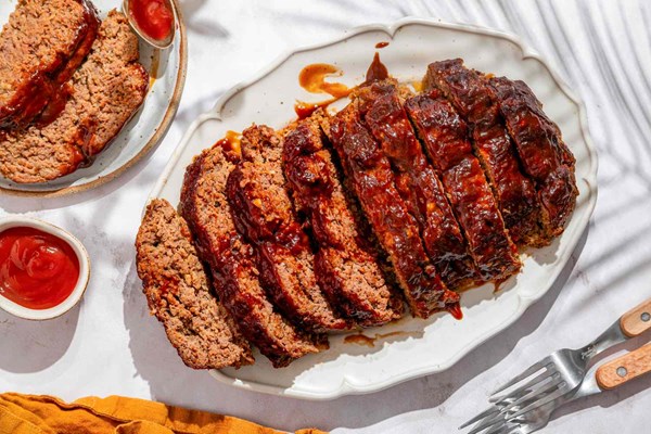 My Mom's 5-ingredient barbecue meatloaf