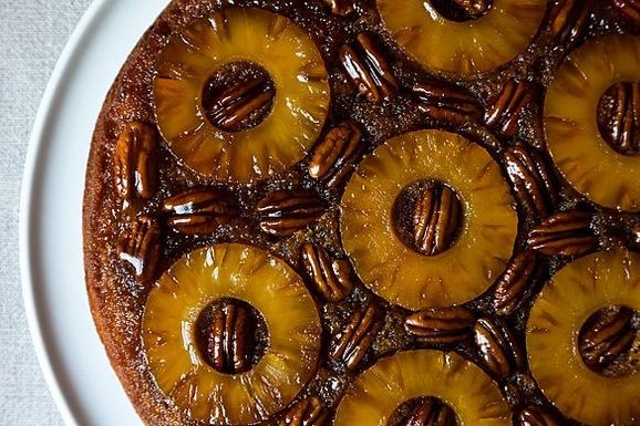 My mom's pineapple upside-down cake