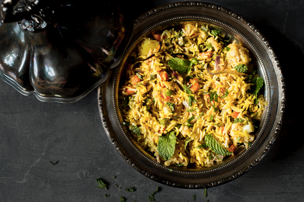 My mother's Bengali vegetable biryani