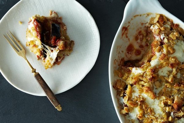 My mother's eggplant Parmigiana