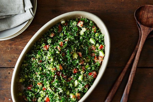 My mother's Lebanese tabbouleh