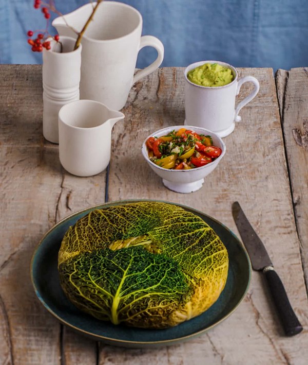 My mother's revised stuffed cabbage