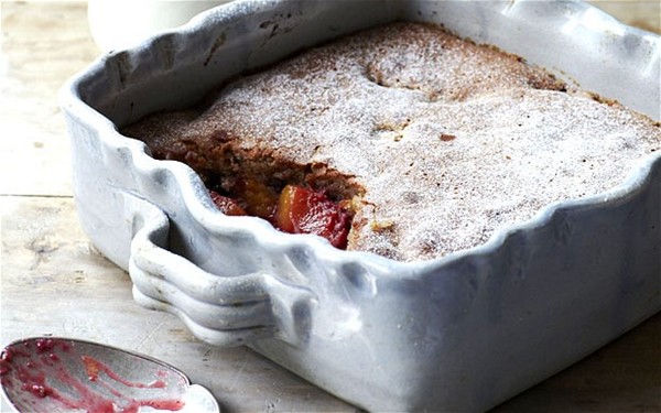 My nana's seasonal sponge pudding