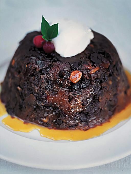 My nan's Christmas pud with vin santo