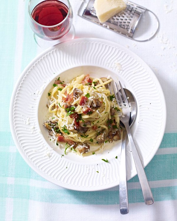 My new spaghetti carbonara