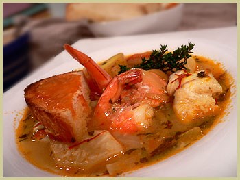 My simplified fish bouillabaisse