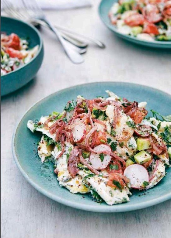 Na‘ama‘s buttermilk fattoush