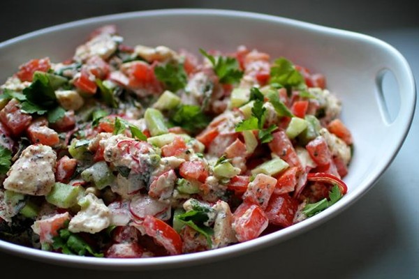 Na'ama's fattoush salad 
