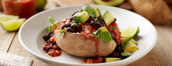 "Nacho" baked potato