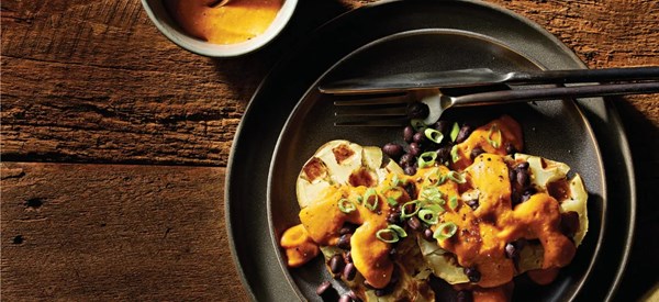 Nacho waffled potatoes 