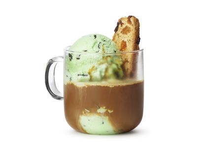 Name this dish ice cream dessert