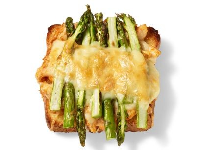 "Name this dish" open-face sandwich