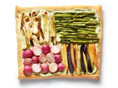 "Name this dish!" vegetable tart