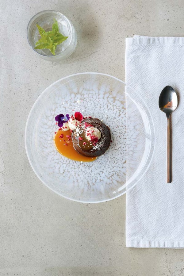 Nana Bridget's steamed puddings with kawakawa butterscotch