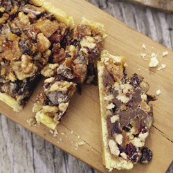 Nana's chocolate nutty slice