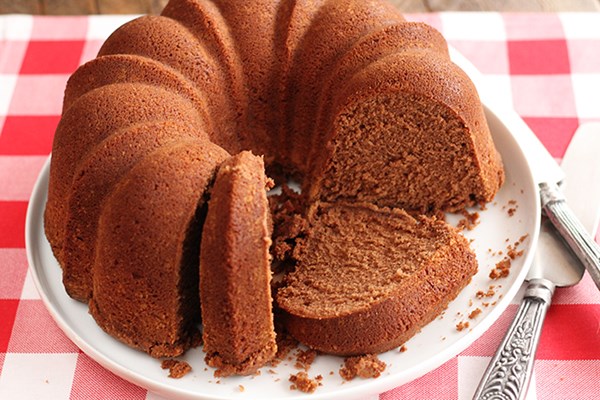 Nana's chocolate pound cake