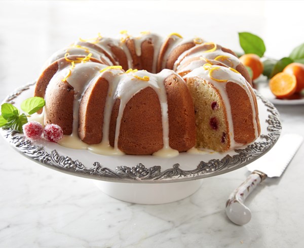 Nana's orange cranberry cake