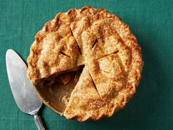 Nancy's apple pie with cheddar cheese crust
