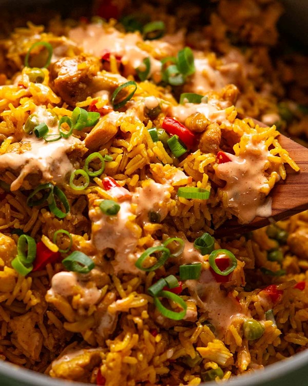 Nando’s Portuguese chicken and rice