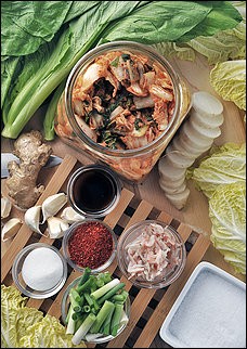 Napa cabbage kimchi