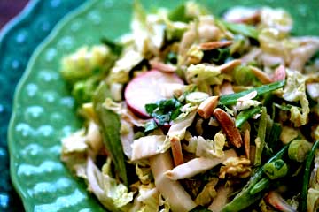 Napa cabbage picnic salad