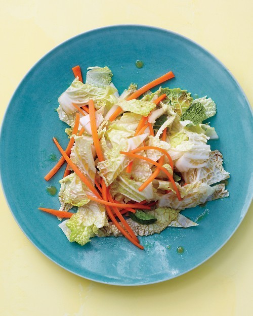 Napa cabbage slaw