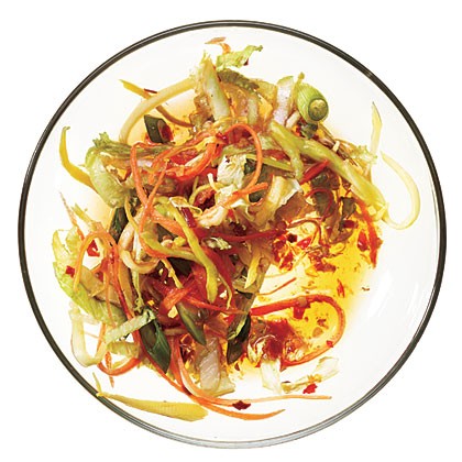 Napa cabbage slaw