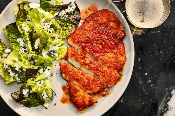 Nashville hot chicken Milanese