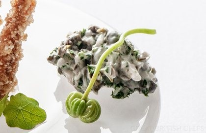 Nasturtium and caper tartare sauce
