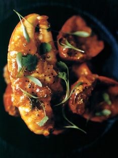 Native lobster Singapore-style