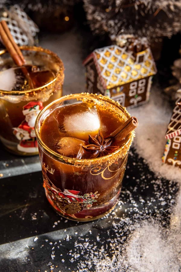 Naughty gingerbread cocktail 