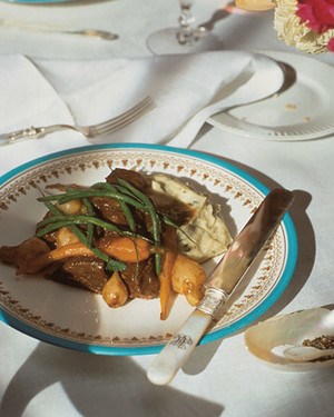 Navarin of lamb with spring vegetables