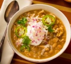 Navy bean and chicken chili