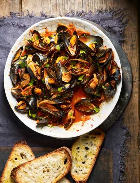 'Nduja mussels