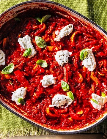 'Nduja pepperonata stew