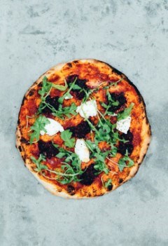 'Nduja, rocket, ricotta [pizza]