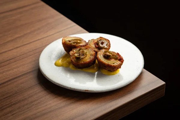‘Nduja Scotch olives