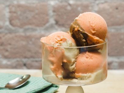 Neapolitan banana ice cream