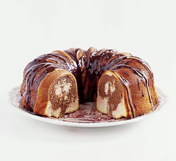 Neapolitan bundt cake