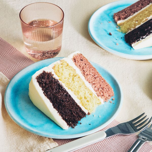 Neapolitan cake
