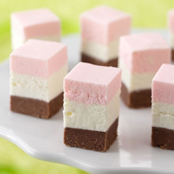 Neapolitan fudge