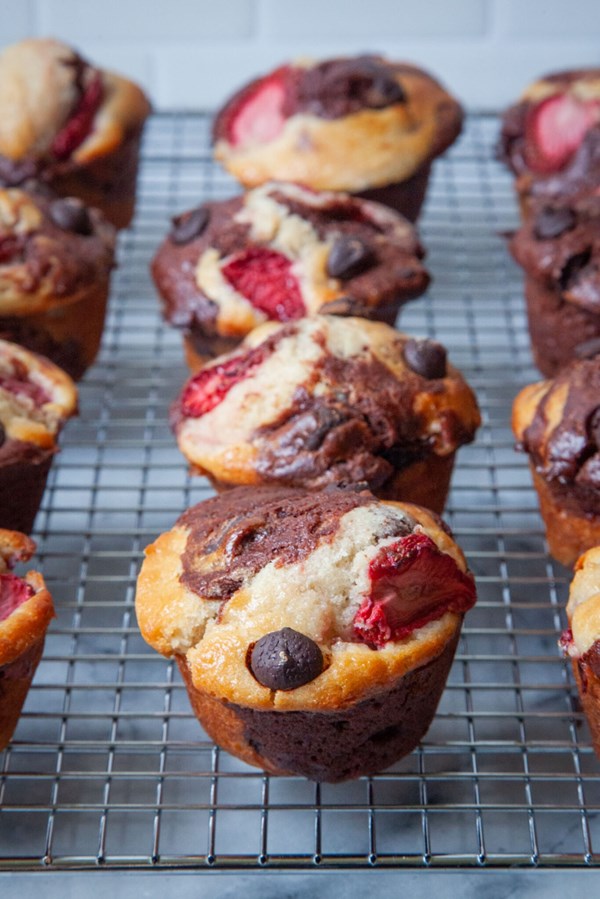 Neapolitan muffins
