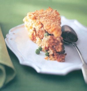 Neapolitan rice with extravagant filling (Sartù)