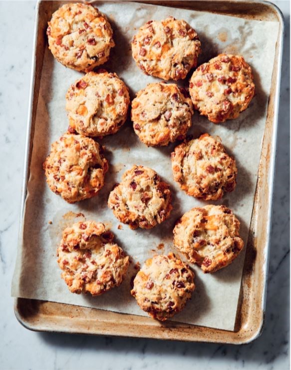 Neapolitan salami-provolone buns