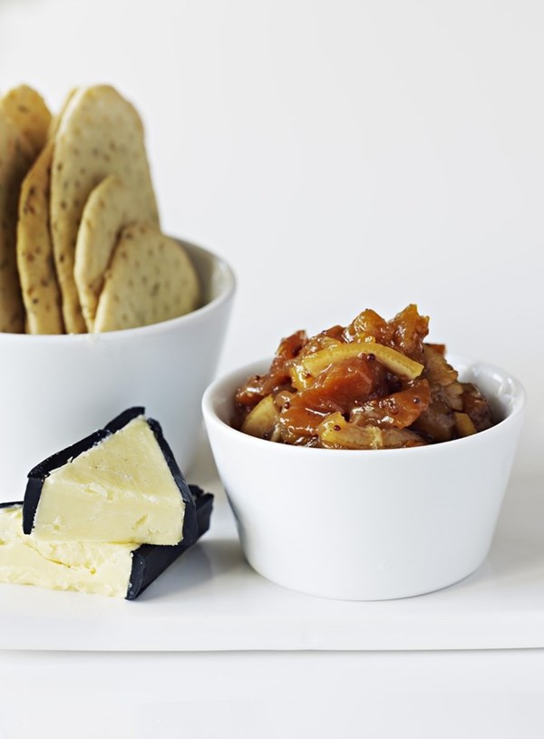 Nectarine and lemon relish