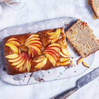 Nectarine, apricot and Earl Grey tea loaf